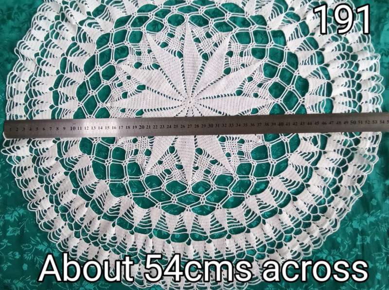 Vintage Large Doily/Tablecloth - 54cm Across