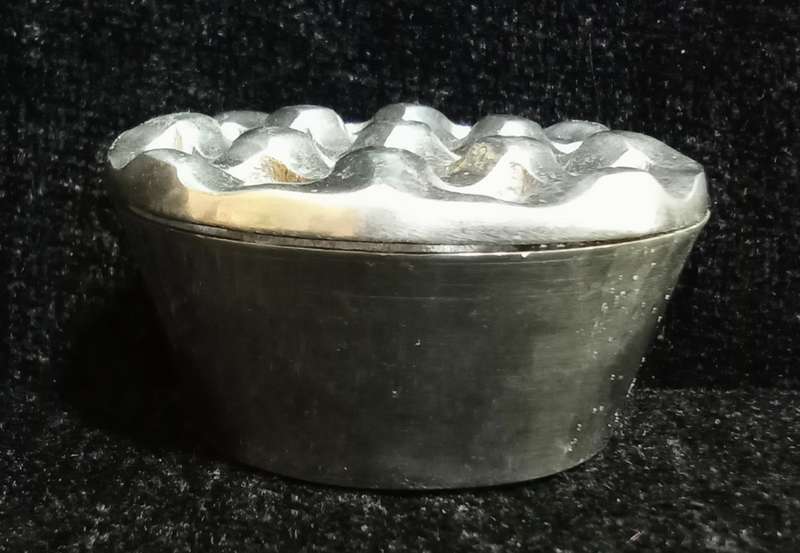 Small pewter ashtray (?)