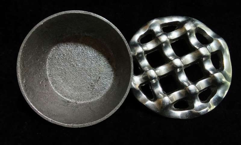 Small pewter ashtray (?)
