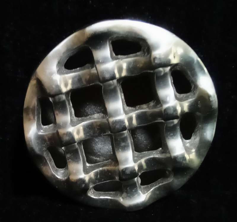 Small pewter ashtray (?)