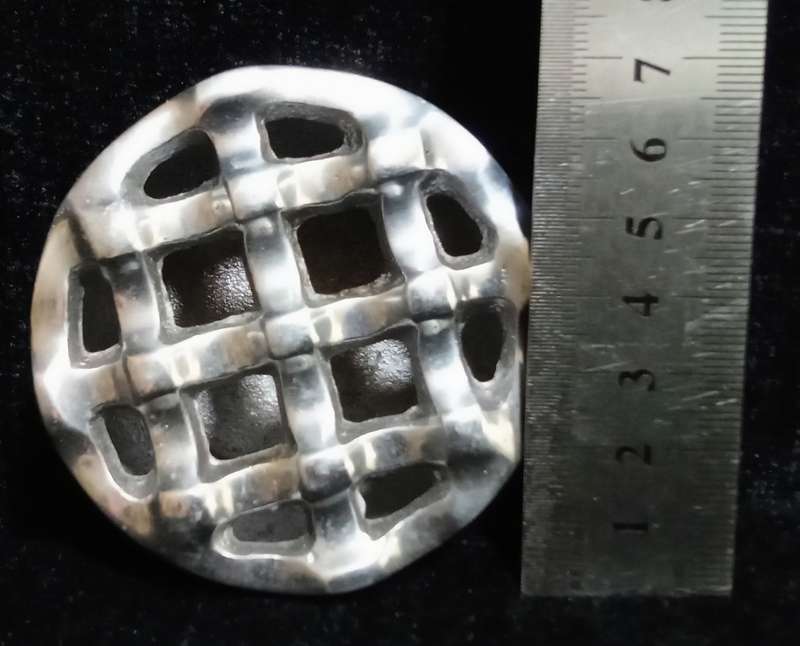 Small pewter ashtray (?)
