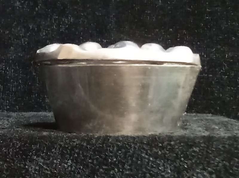 Small pewter ashtray (?)