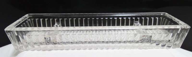 Vintage glass pen tray