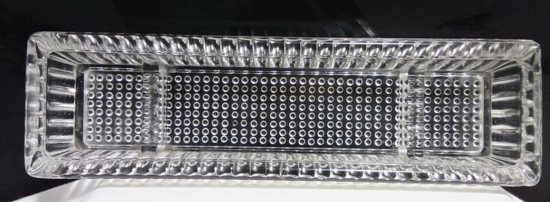 Vintage glass pen tray