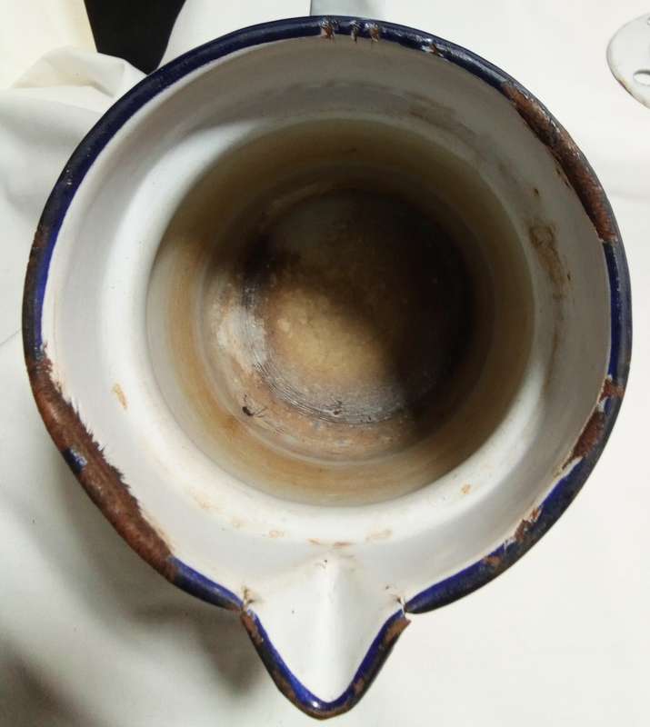 Vintage enamel jug - made in Belgium