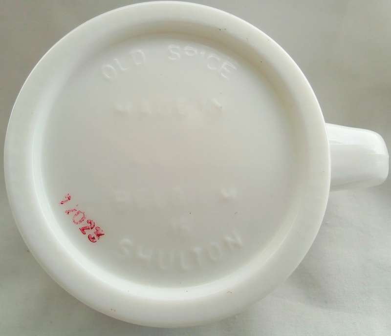 Vintage (Lidded) Old Spice Shaving Mug (Made in Belgium, Shulton)