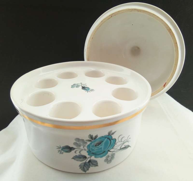Gorgeous! Vintage Bell Ware - South African Porcelain - Lipstick holder