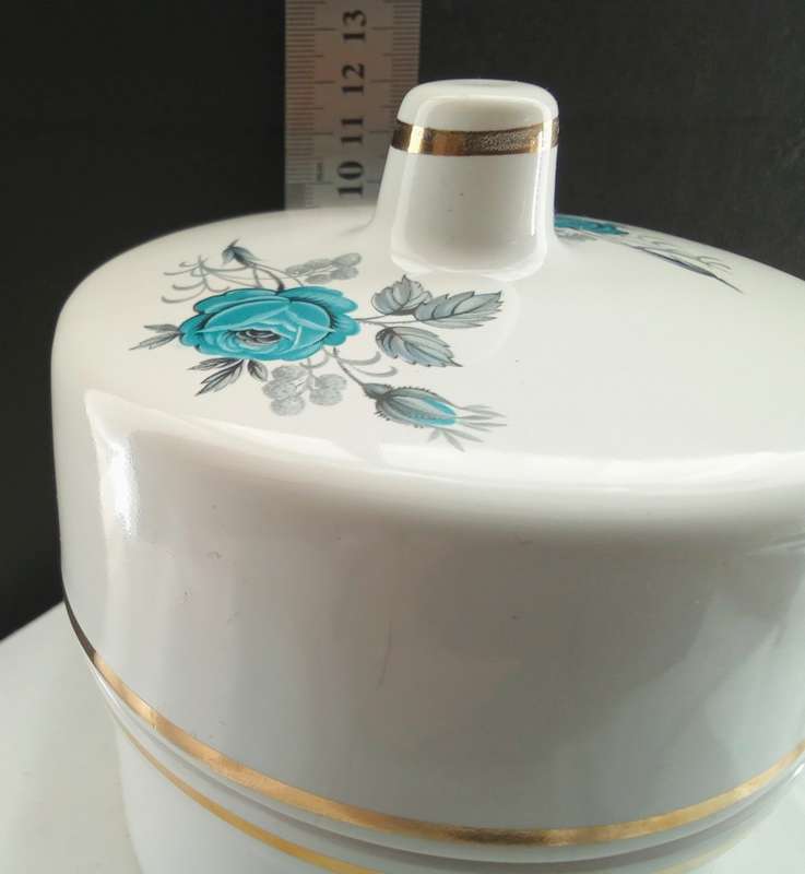Gorgeous! Vintage Bell Ware - South African Porcelain - Lipstick holder