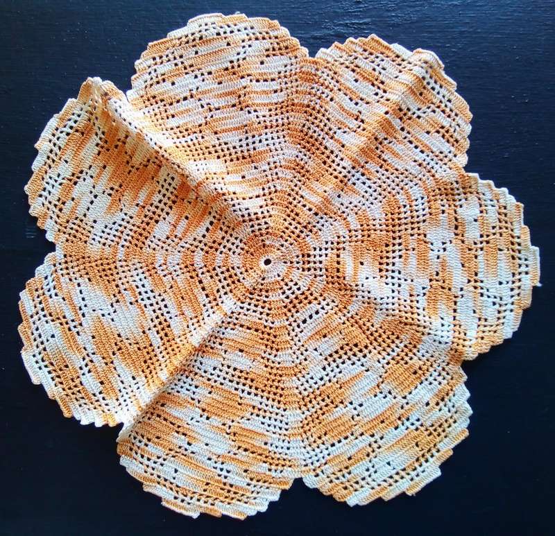 Stunning vintage crocheted doily