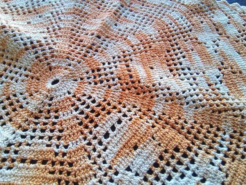 Stunning vintage crocheted doily