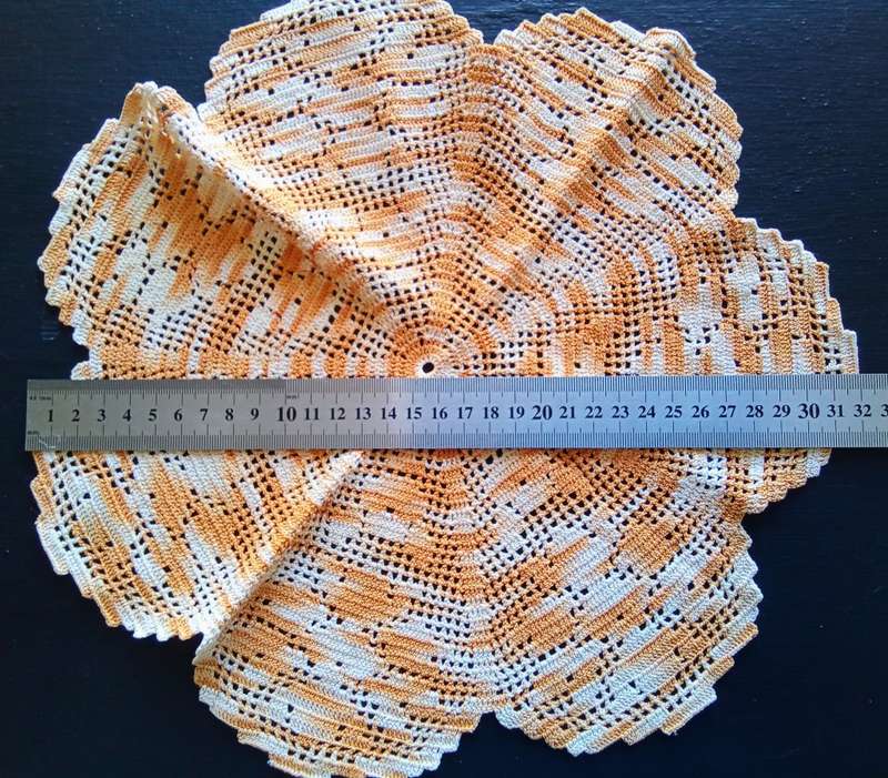 Stunning vintage crocheted doily