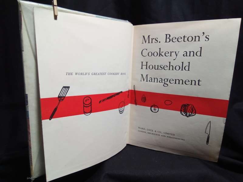 Mrs. Beeton`s Cookery & Household Management -  1961 Edition
