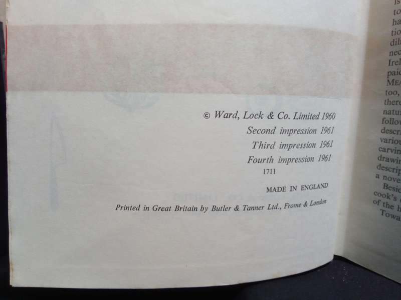Mrs. Beeton`s Cookery & Household Management -  1961 Edition