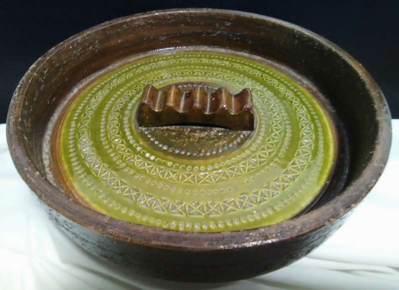 Stunning vintage Italian Bitossi ashtray