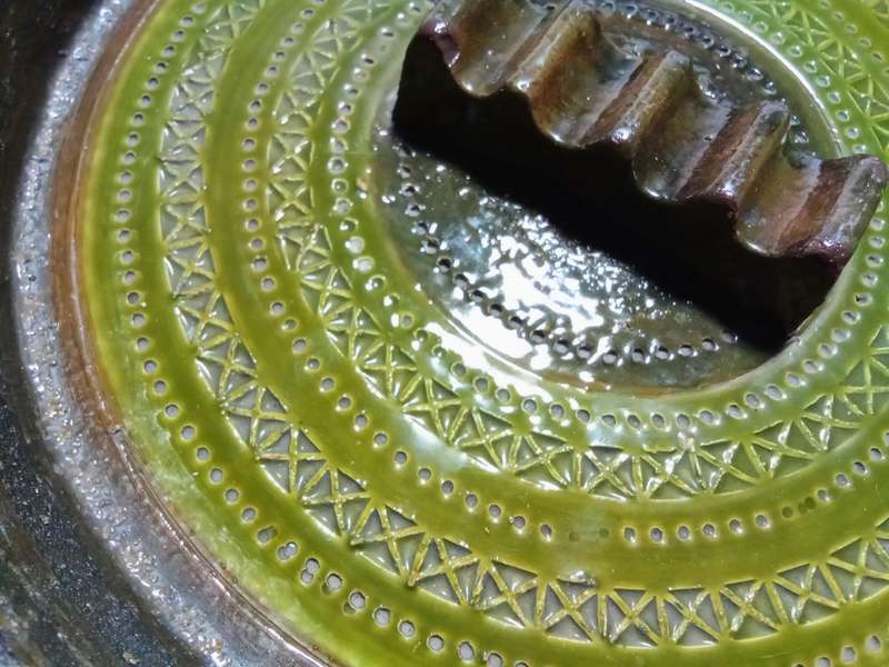 Stunning vintage Italian Bitossi ashtray