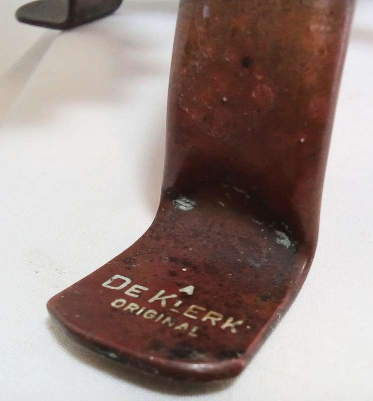 Stunning original SET OF DE KLERK COPPER FIRE IRONS, 5 PIECE