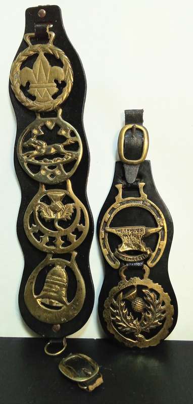 Vintage horse brasses