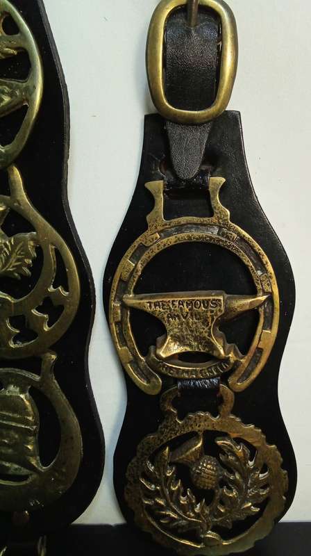 Vintage horse brasses