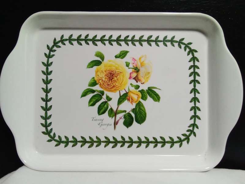 Beautiful small Portmeirion melamine tray