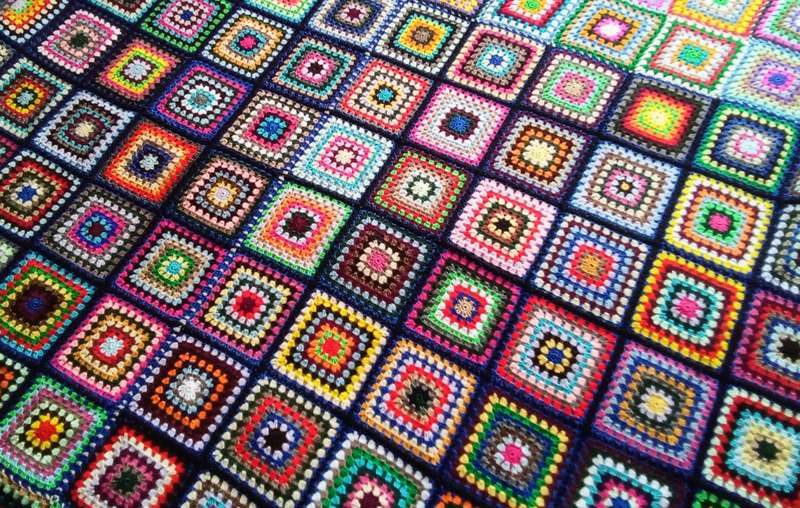 My absolute favourite! Stunning vintage hand crocheted blanket (About 170x175cms)