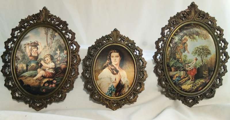Three Vintage Italian frames