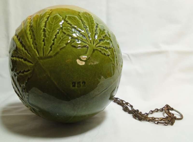 Stunning vintage ceramic hanging bowl in perfect condition