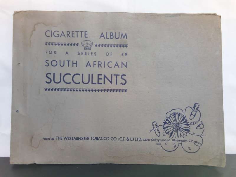 Springbok Cigarette Album of 49 South African suculents