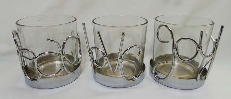Christmas (or any day really!) Joy, Peace and Love candle holders