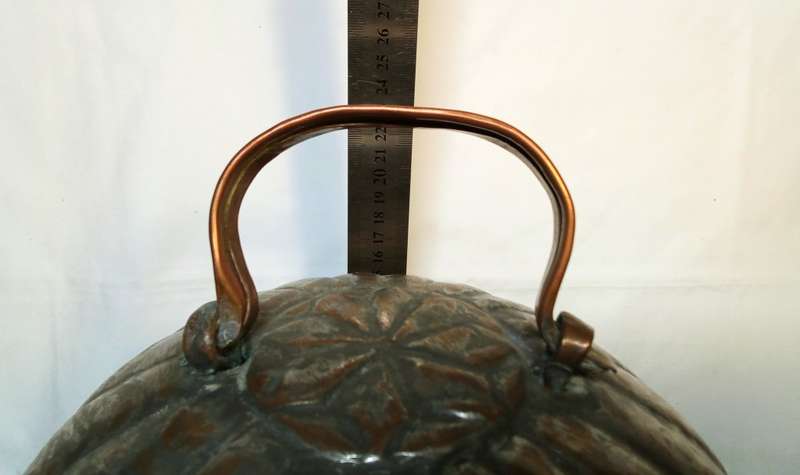 Stunning Antique copper Chapati box