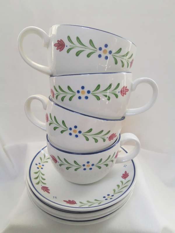 Four beautiful Johnson Brothers `Provincial` duo`s
