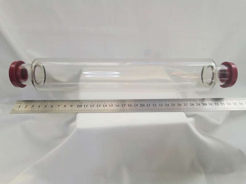 Lovely vintage  J A Jobling Ltd Crown Pyrex Glass Rolling Pin