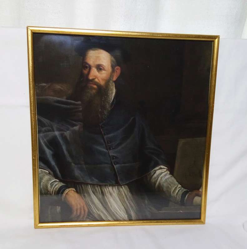 Portrait of Daniele Barbaro Framed Print