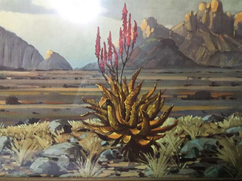 Stunning vintage high quality print in original frame by Nils Severin Andersen