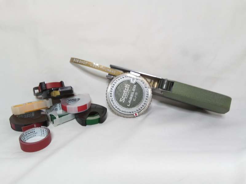 Vintage SCOTCH brand EJ-3 heavy duty Labeler Kit