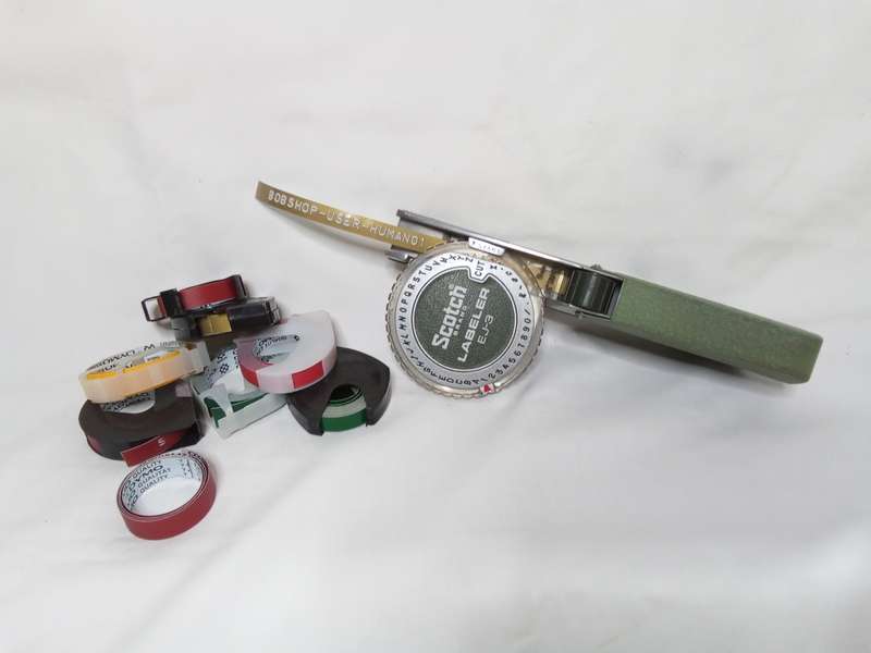 Vintage SCOTCH brand EJ-3 heavy duty Labeler Kit