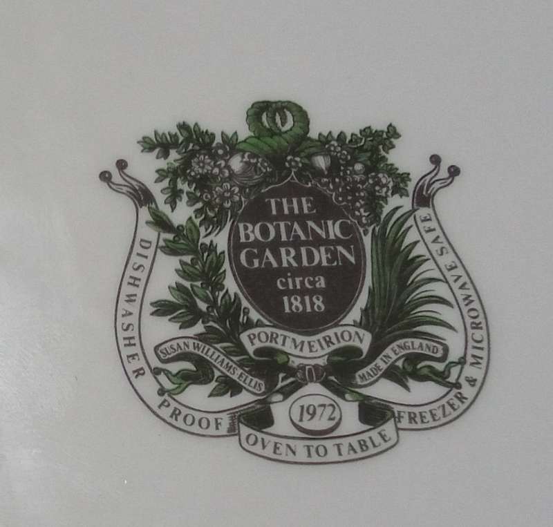 Portmeirion side plate - Crocus and Snow drops Botanical Garden Collection Made in Britain