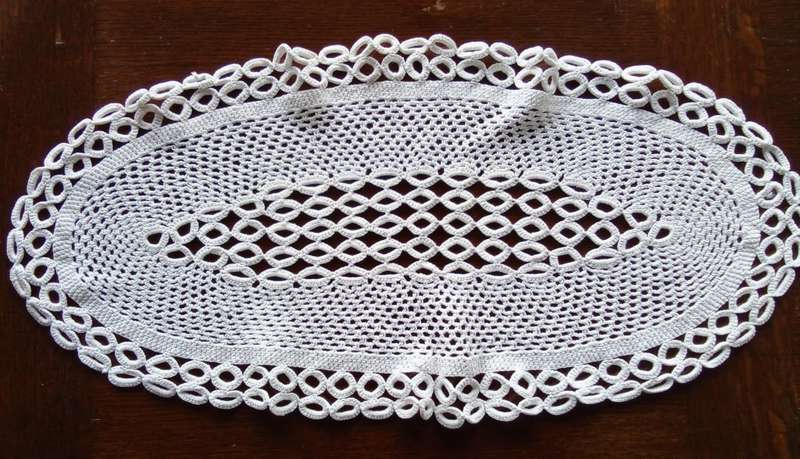 Perfect Vintage hand crocheted doily