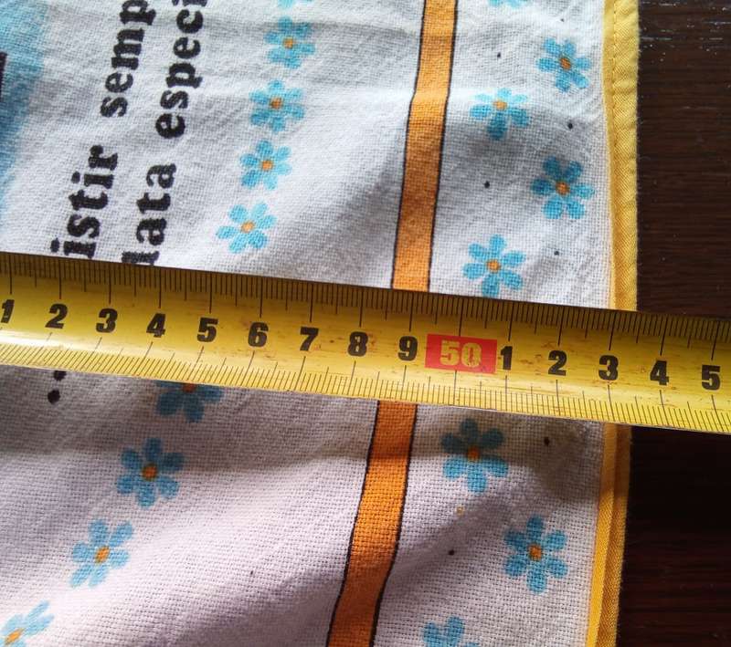 1970 Kim Casali "Love is..." Portuguese tea towel and bread basket cloth