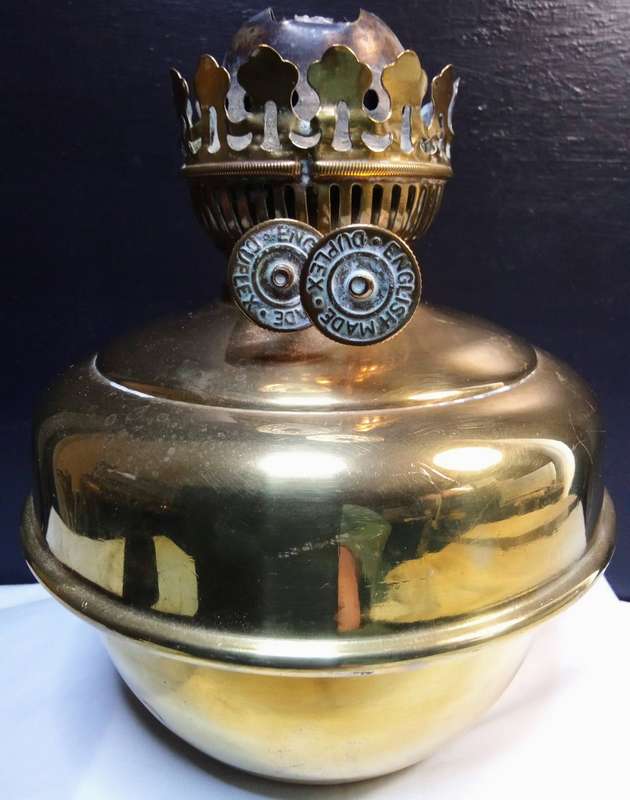 ANTIQUE DUPLEX double wick OIL LAMP