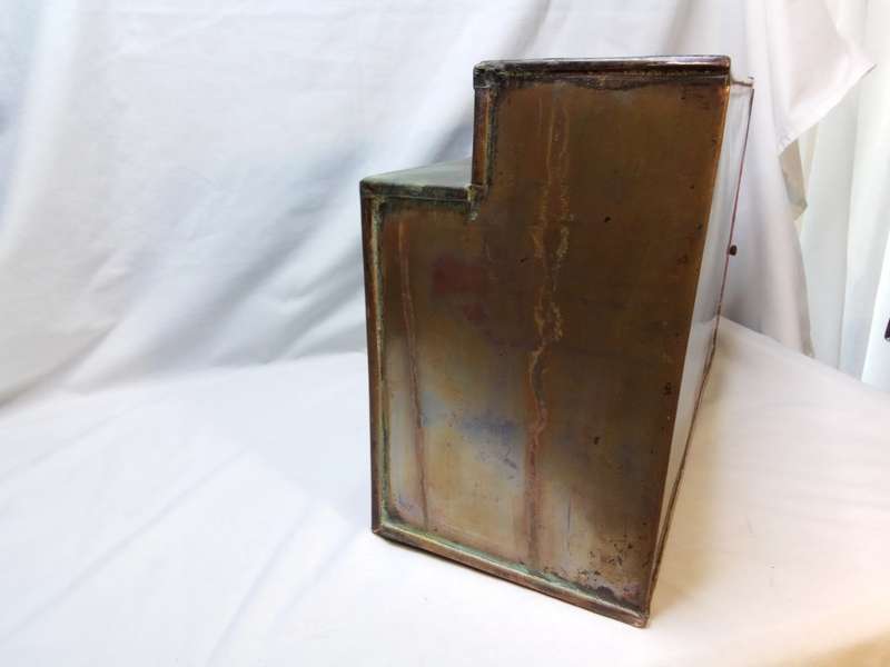 Gorgeous antique copper coal stove urn