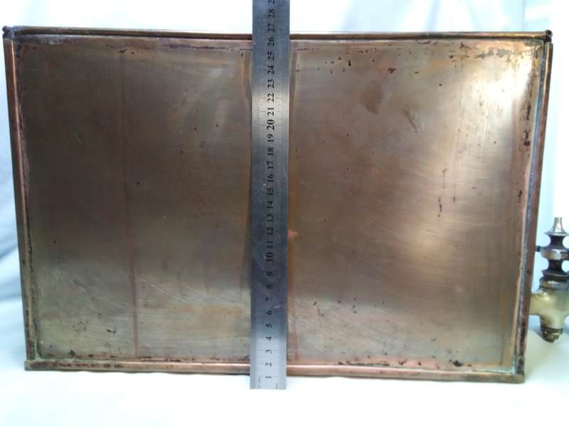 Gorgeous antique copper coal stove urn