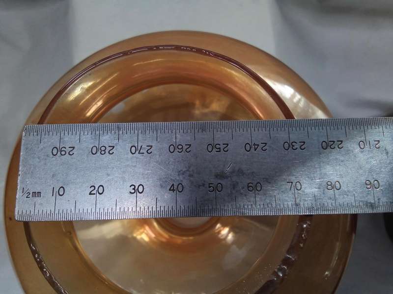 Beautiful vintage amber chimney shade