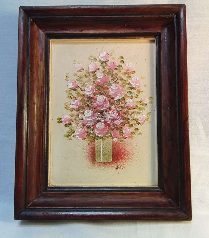 Vintage Miniature original painting
