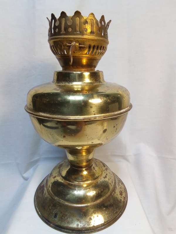 Vintage brass lamp - for spares perhaps?