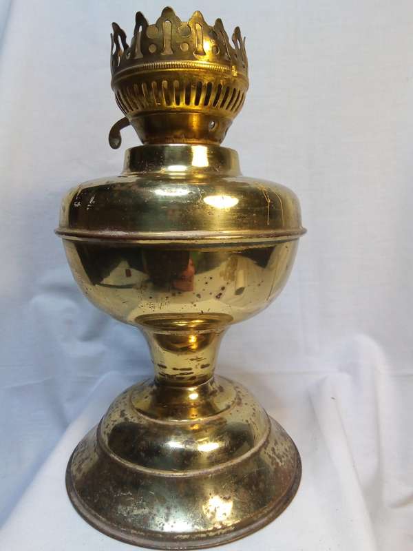 Vintage brass lamp - for spares perhaps?