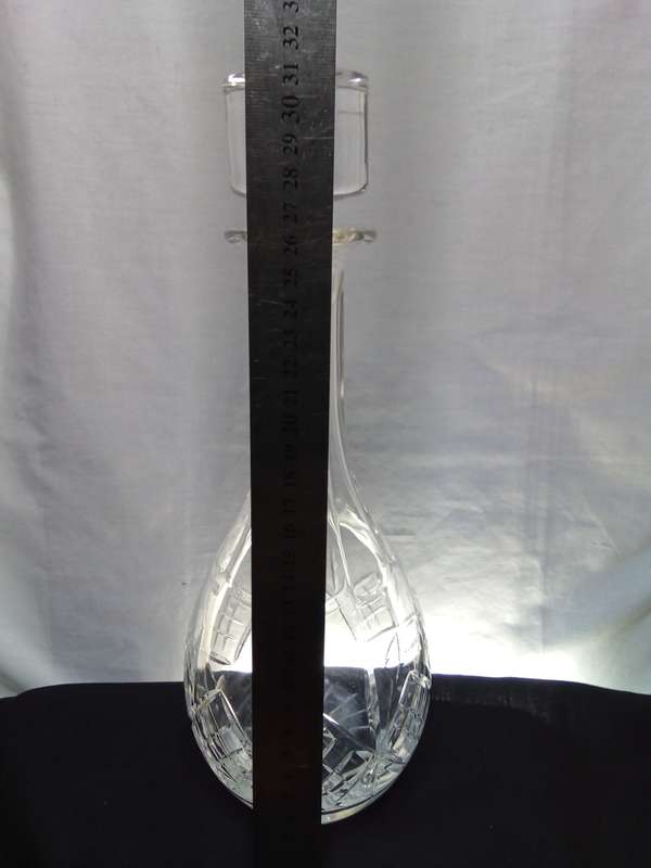 Lovely tall Crystal Decanter