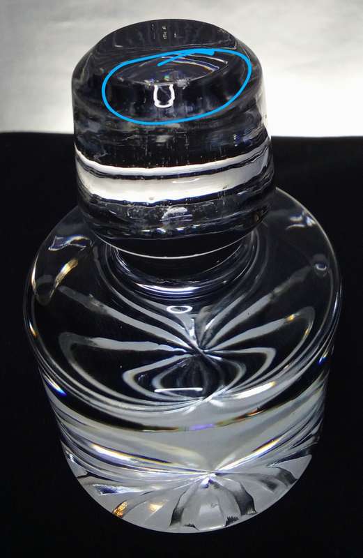 Lovely tall Crystal Decanter