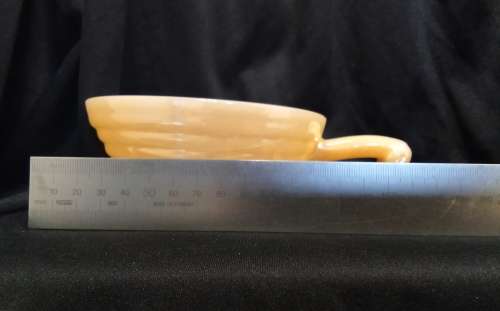 Small Vintage Milk glass Fire King saucepan