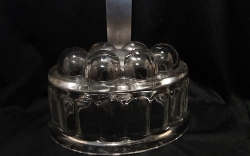 Vintage glass jelly mould in perfect condition