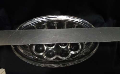 Vintage glass jelly mould in perfect condition